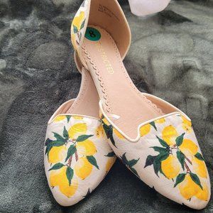 Lemon D'Orsay Flats